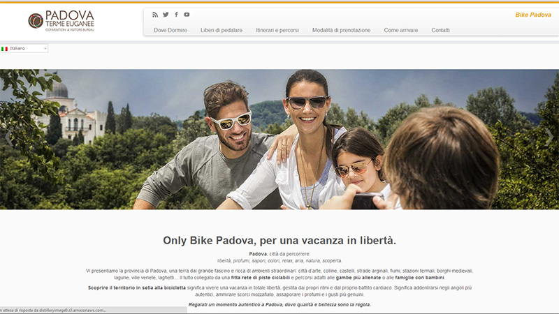 Mini portale Bike Padova