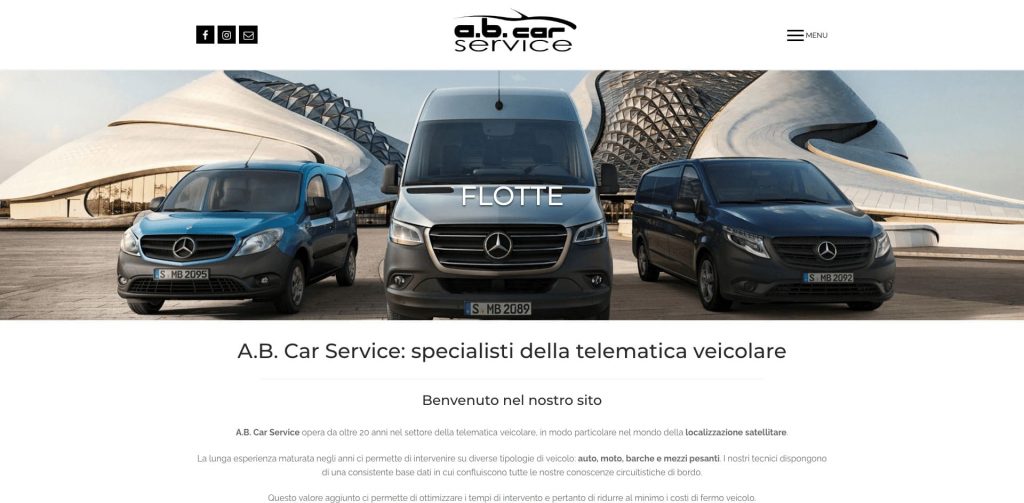 Realizzazione sito web Ab Car Service